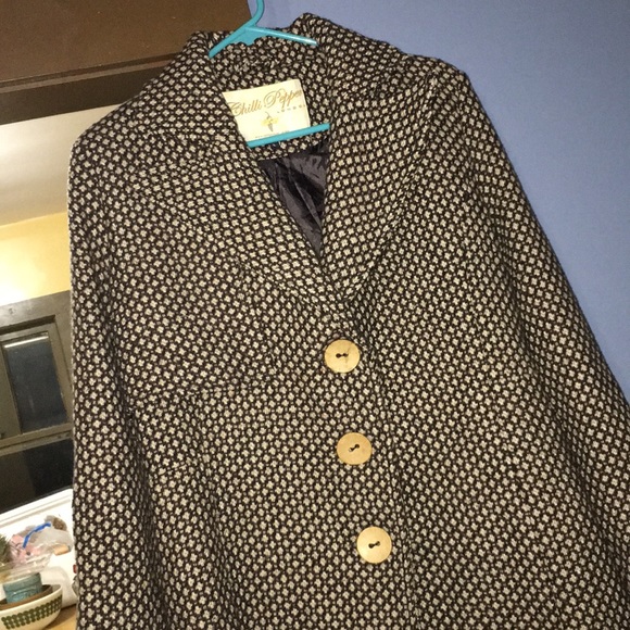 chilli pepper london Jackets & Blazers - Wool coat jacket chilli pepper London winter warm